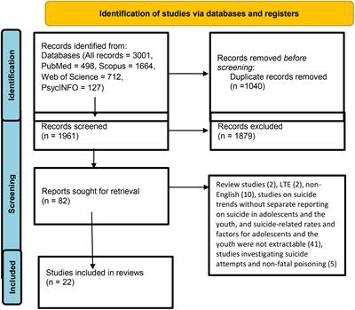 Spatial, geographic, and demographic factors associated with adolescent and youth suicide: a systematic review study